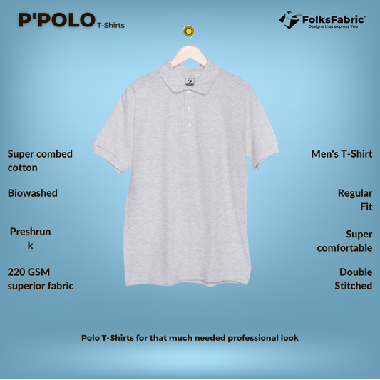 P'POLO Mastered Melange - FolksFabric 