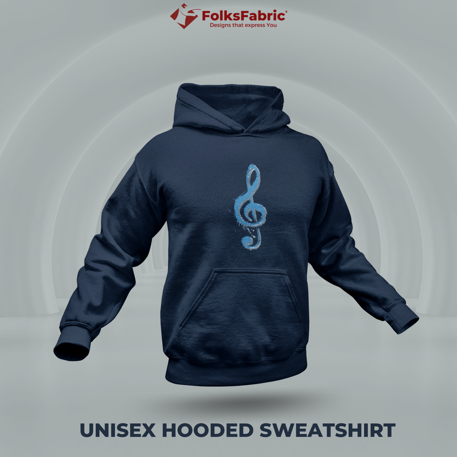 Music Note Hoodie - FolksFabric 