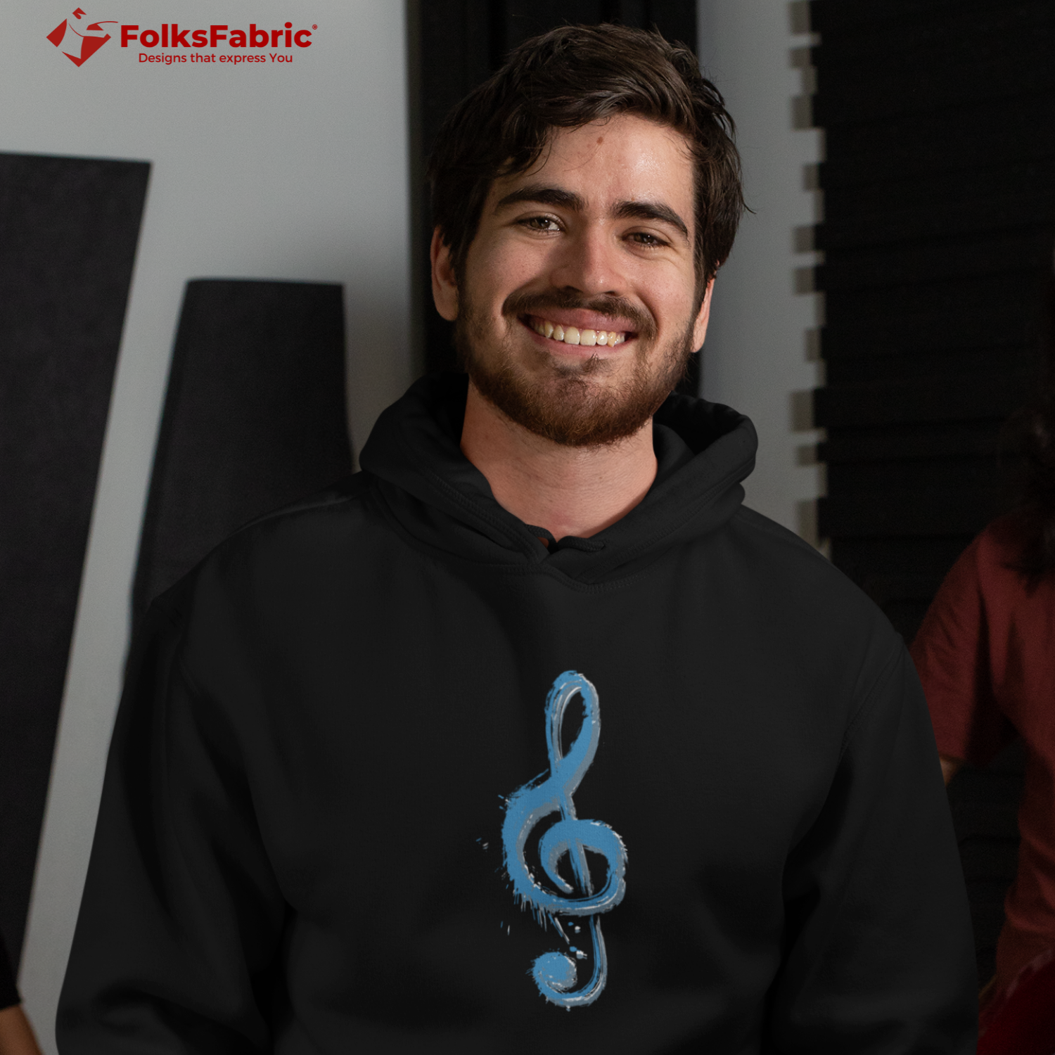 Music Note Hoodie - FolksFabric 