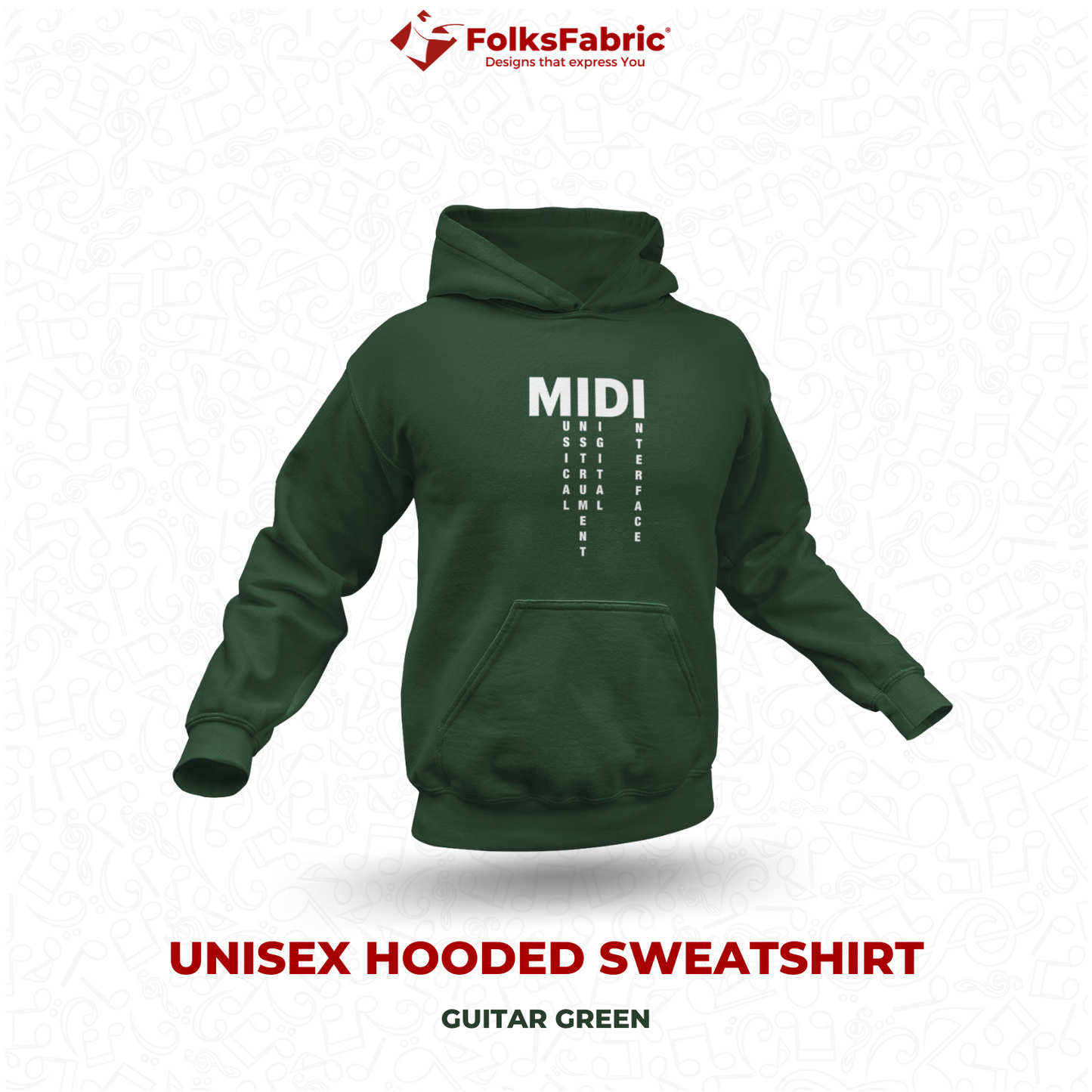 MIDI Hoodie - FolksFabric 