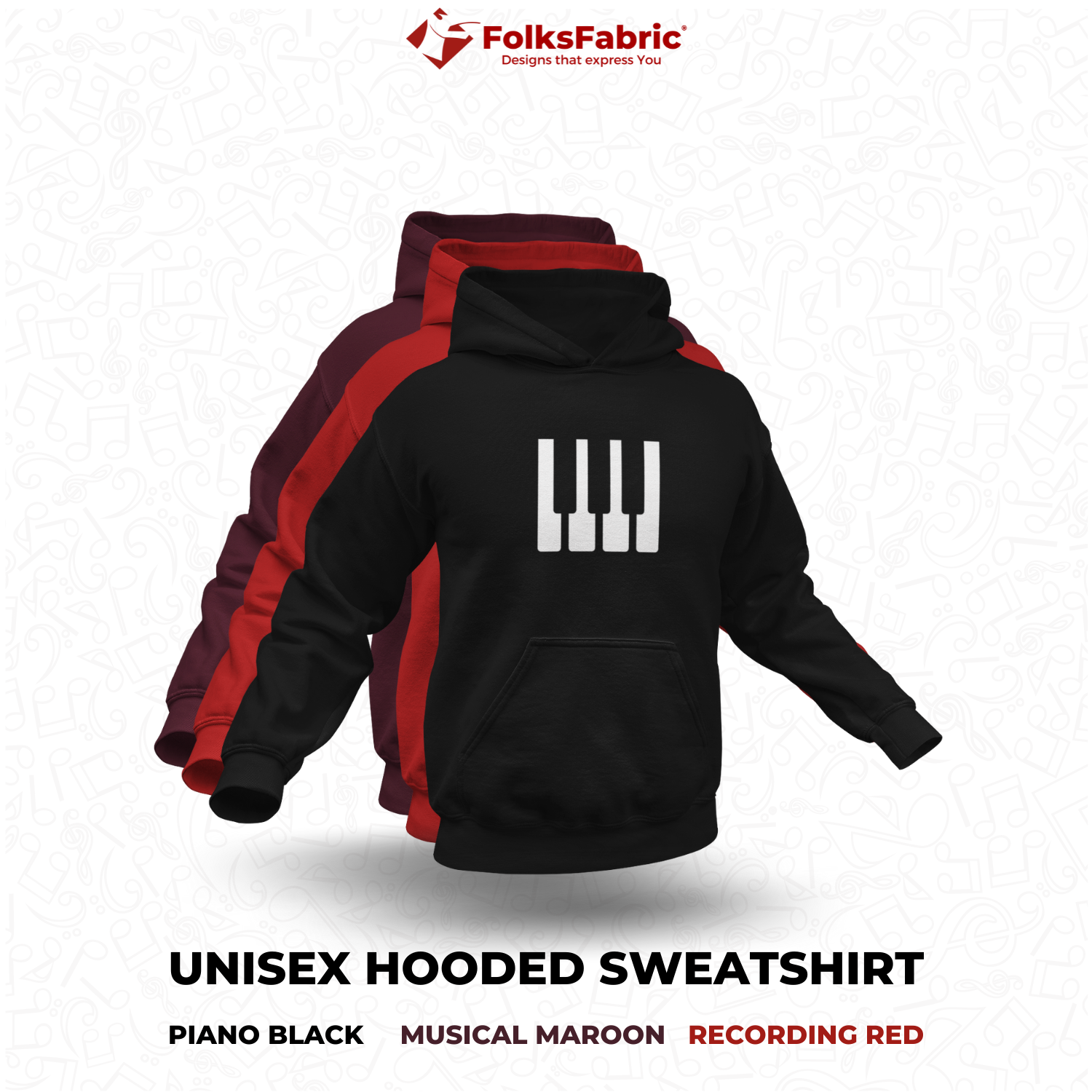 Keys Hoodie - FolksFabric 