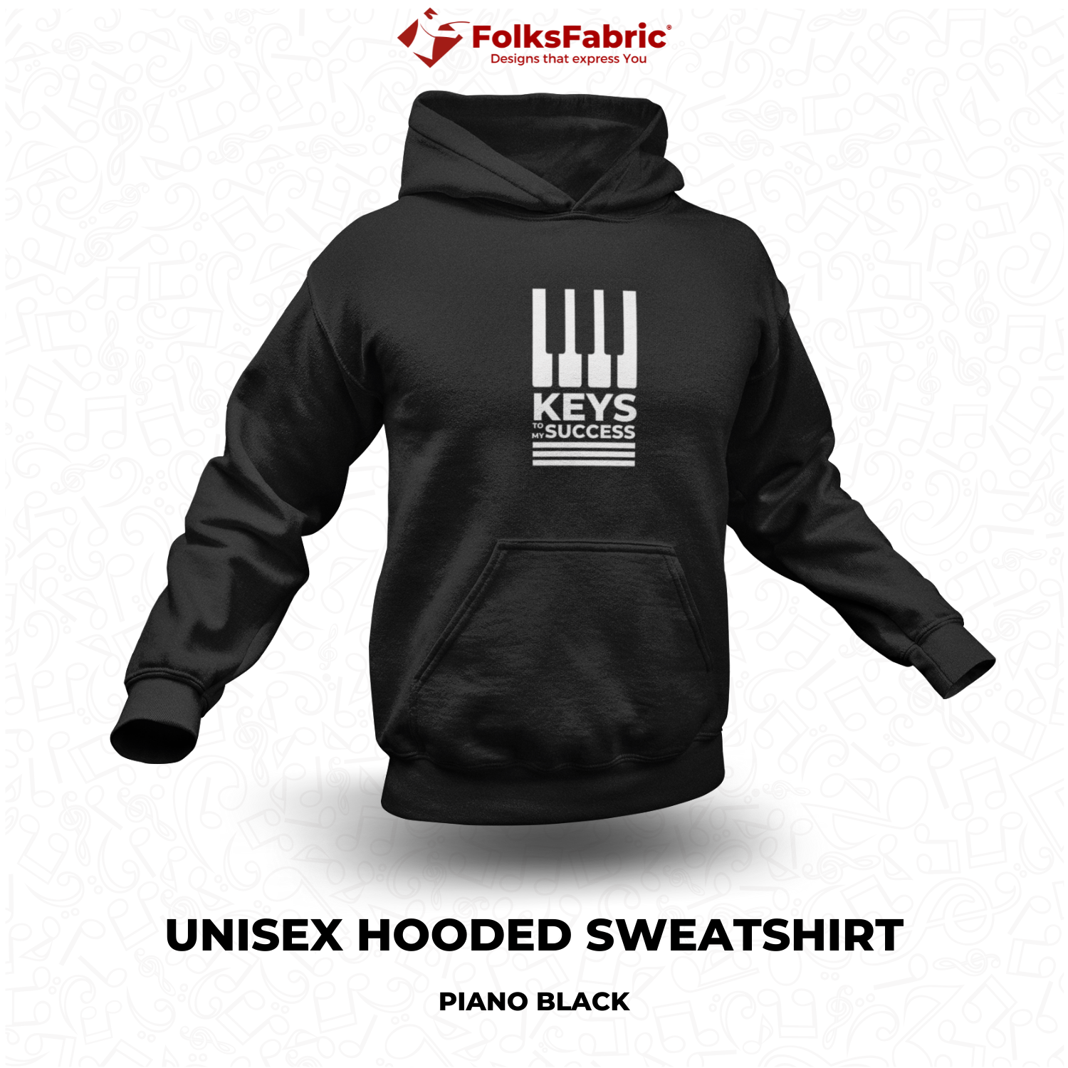 Keys to my Success Hoodie - FolksFabric 