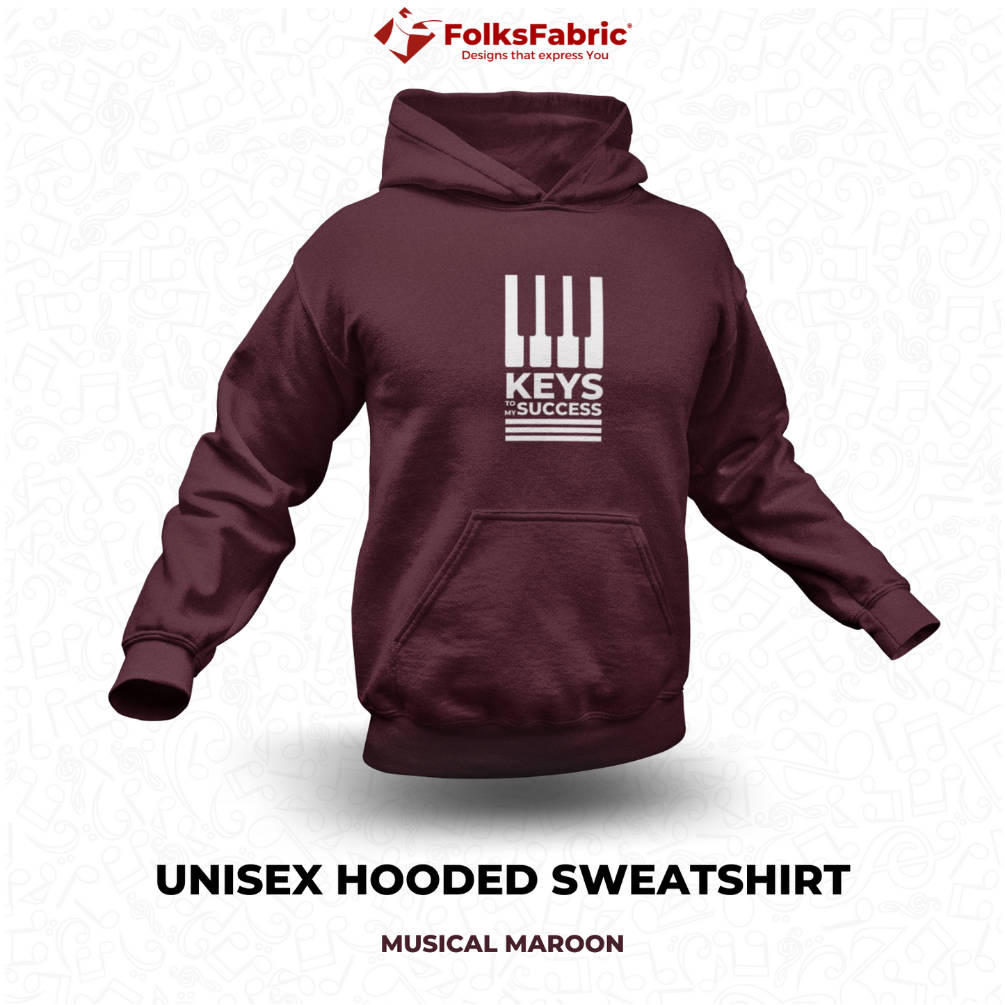 Keys to my Success Hoodie - FolksFabric 