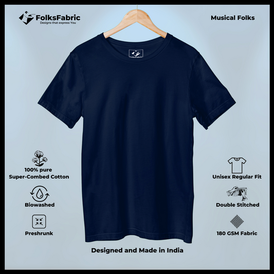 Binaural Blue - Studio T-Shirt - FolksFabric 