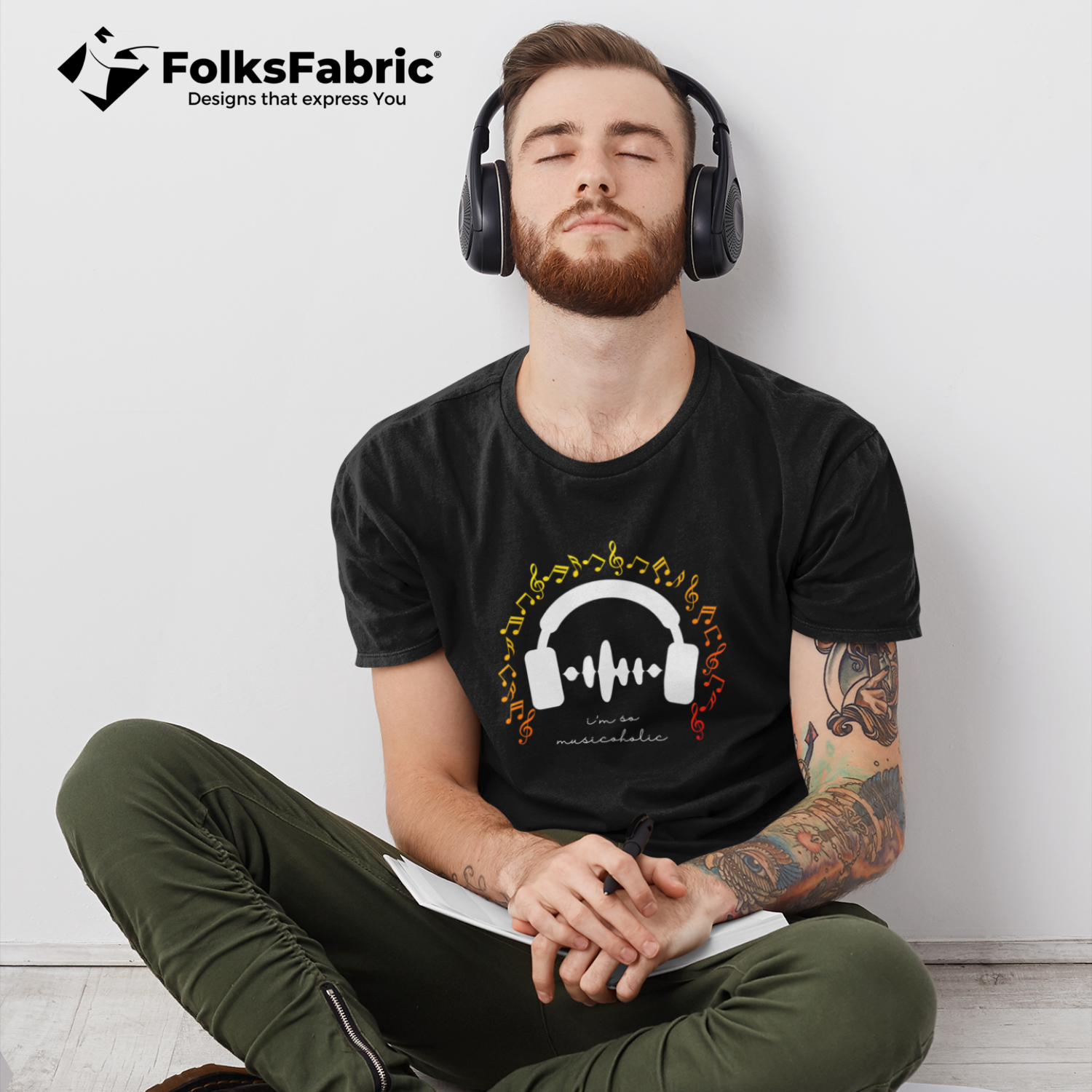 I'm so musicoholic - FolksFabric 