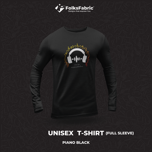 I'm so musicoholic - Full Sleeve Tee - FolksFabric 