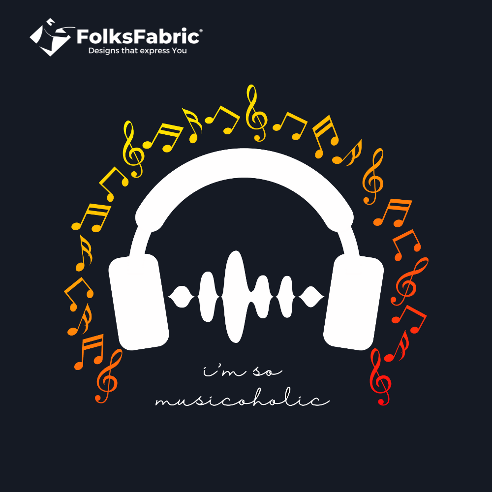 I'm so musicoholic - FolksFabric 