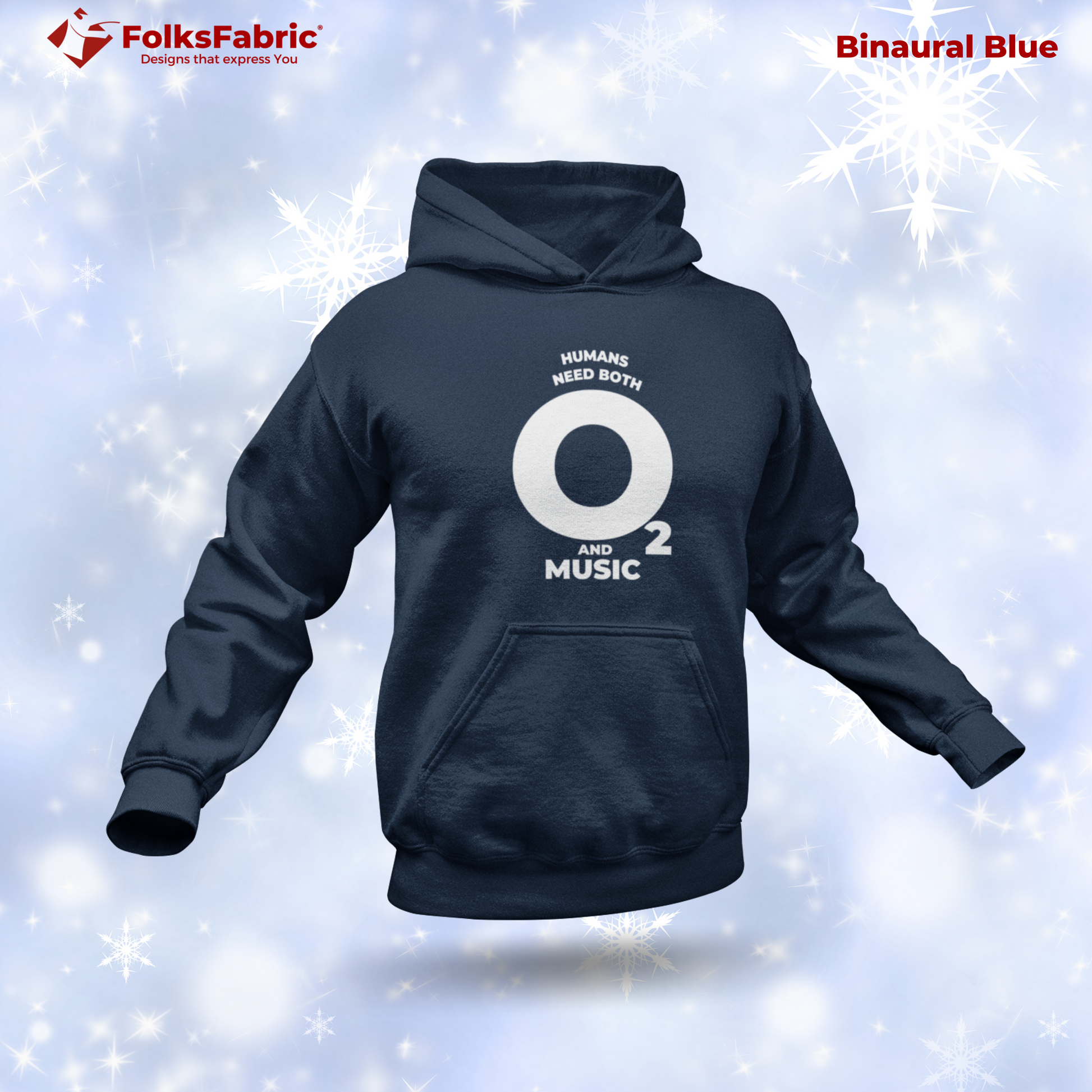 Oxygen and Music Hoody - FolksFabric 